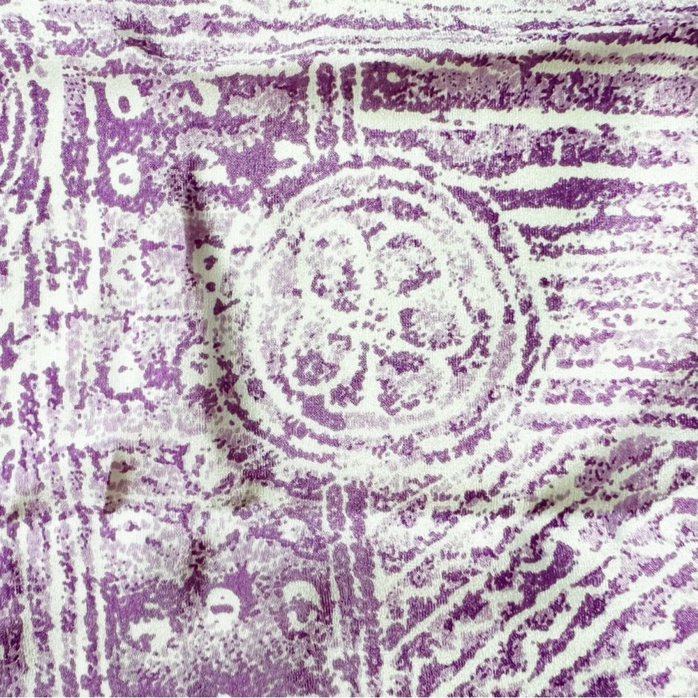 Vera Purple Patterned Scarf - Picture 11 of 12